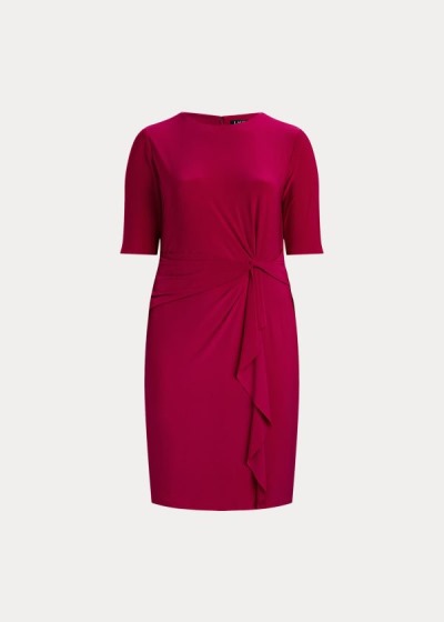 Women's Ralph Lauren Twisted-Knot Jersey Dresses | 307241TDH